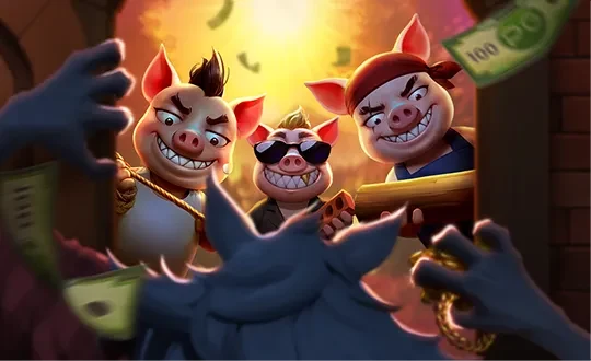 เกมสล็อต Three Crazy Piggies ค่าย PG SOFT